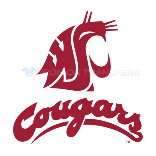 Washington State Cougars Iron-on Stickers (Heat Transfers)NO.6905